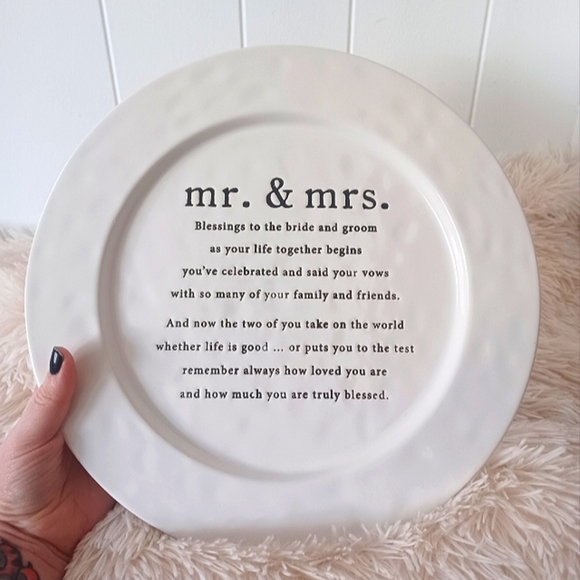 Bride & Groom Blessings Plate - Picture 4 of 9